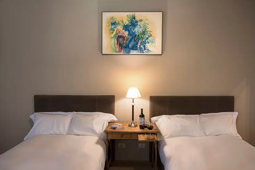 Habitación doble cama de Postales del Nunca Jamás.